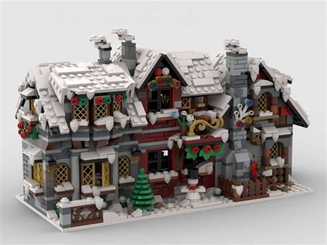 MOC-58700 & MOC-79497 Winter House Set | Letbricks