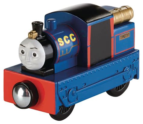 Fisher-Price Thomas Wooden Railway Timothy-Tracks To Bravery. Timothy is a small tank engine who ...