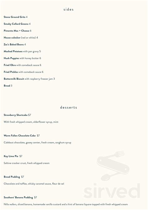 Tokeland Hotel Restaurant menu in Tokeland, Washington