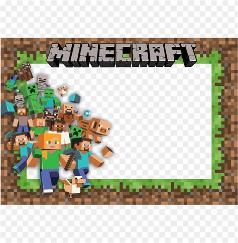 Convite Minecraft PNG Transparent With Clear Background ID 102166 png ...