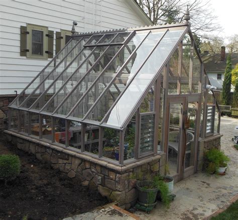 Our greenhouse glazing is lapped glass