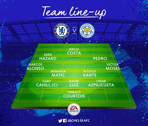 Chelsea v Leicester City: starting line up | Central - ITV News