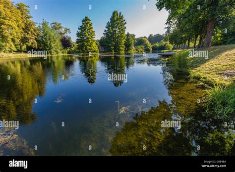 Park around the medieval castle in Mosonmagyarovar, Hungary Stock Photo - Alamy