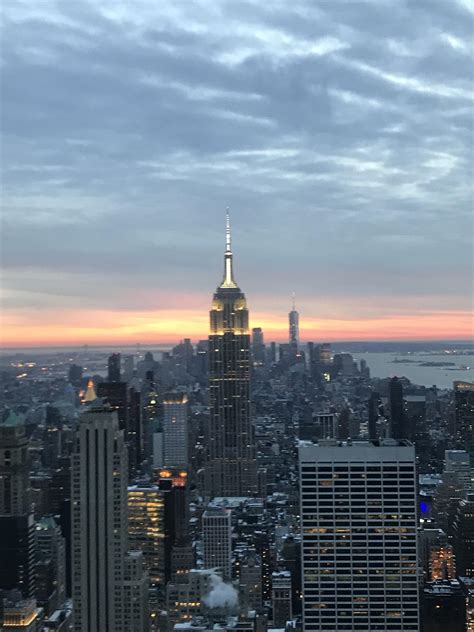 Sunset from the Top of the Rock NYC, Uneditwd : r/CityPorn