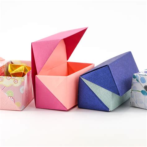 Origami Long Hinged Box Tutorial - Treasure Chest Box - Paper Kawaii