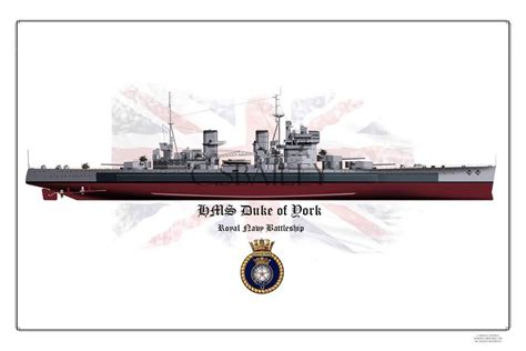 HMS Duke of York. Art created by C.S.Bailey. warmachineart.com | Navy ...