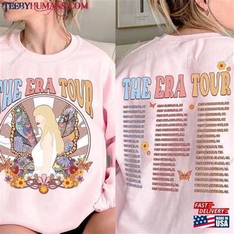 Retro The Eras Tour Shirt 2023 Taylor Unisex Sweatshirt - TeebyHumans