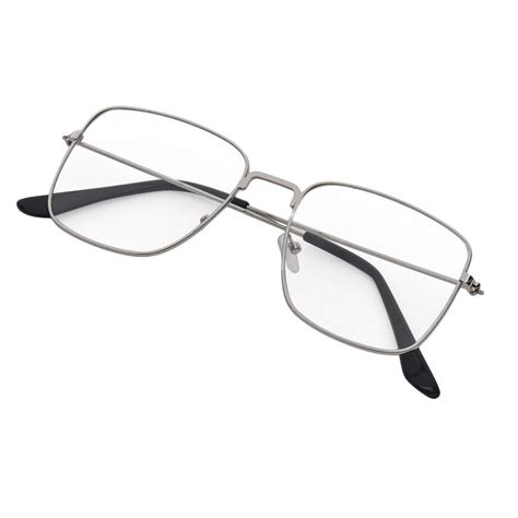 Male Glass Square Metal Silver Eyewear Optical Frame at Rs 45/piece in ...