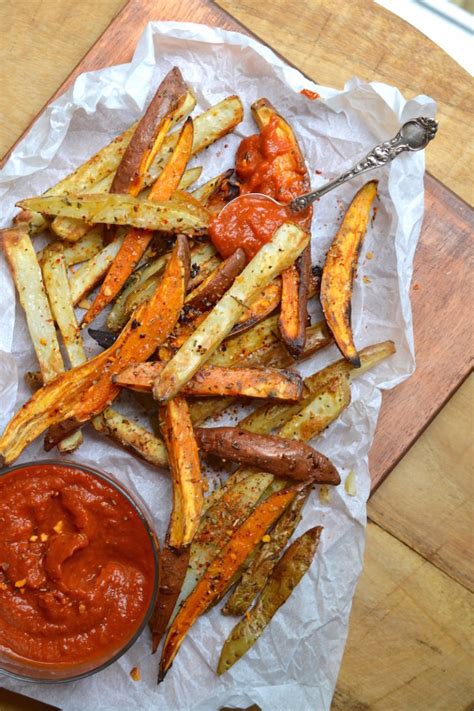 Russet & Sweet Potato Fries - Glory Kitchen - Glory Kitchen