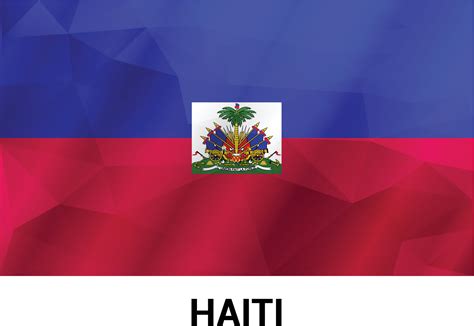 Haiti flag design vector 14379854 Vector Art at Vecteezy