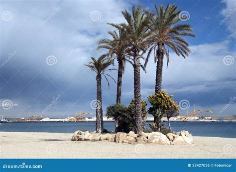 Garrucha Town Beach stock image. Image of mojacar, yachts - 23427055