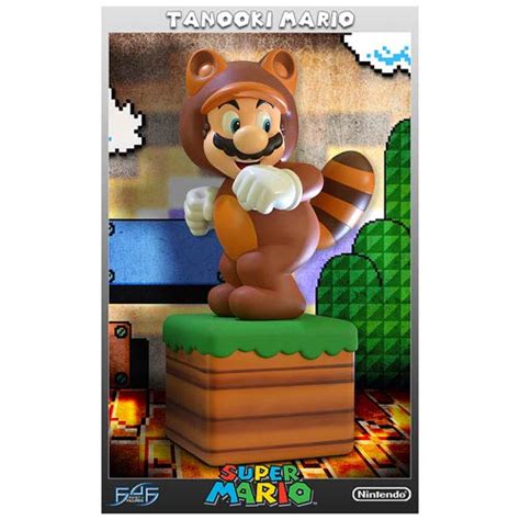 Super Mario 3-D Land Tanooki Mario Statue