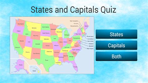United States Map With Capitals Quiz Us States Map | Sexiz Pix