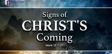 Signs of Christ's Coming - Inductive Bible StudyInductive Bible Study