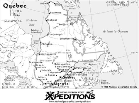 Quebec Map