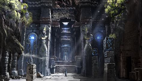 Wallpaper : temple, video games, fantasy art, Aion, ruins, landmark, screenshot, ancient history ...