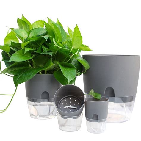 Self Watering Pot - Automatic Watering Planter (3PC Set) – NextGenGardening™