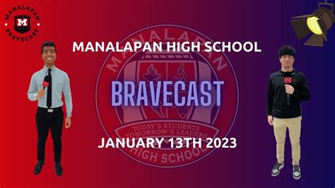 Manalapan High School Bravecast 1/13 - YouTube