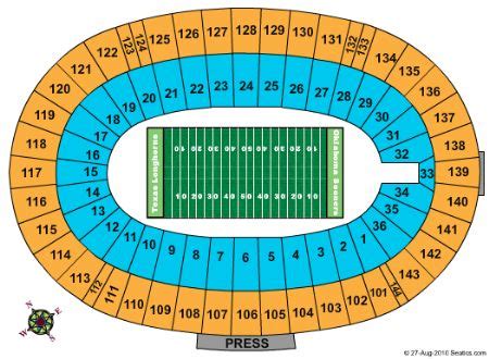 Cotton Bowl Stadium Tickets and Cotton Bowl Stadium Seating Chart - Buy ...