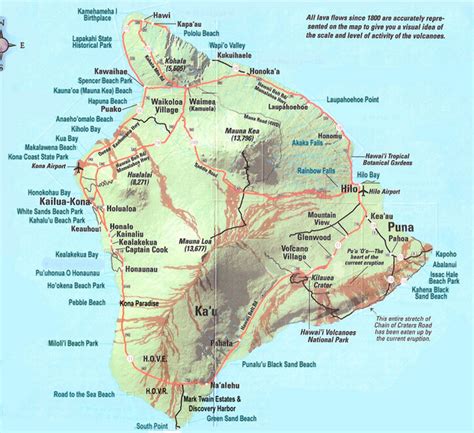 Hawaii Island Map - Hawaii • mappery