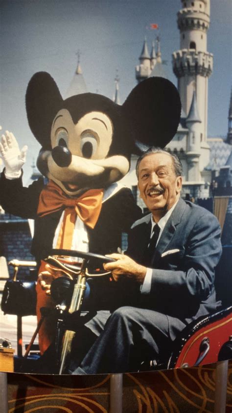 A LATE IN HIS YEARS MR WALT DISNEY WITH MICKEY MOUSE | Walt disney mickey mouse, Disney rides ...