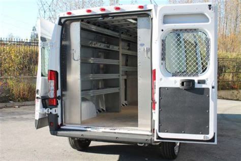 HVAC Van Equipment Upfit Options - Work Van Shelving & Storage