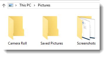 Remove Camera Roll, Saved Pictures and Screenshots Folders & Libraries » Winhelponline