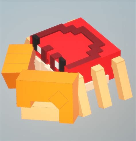 Minecraft Mob Vote 2023 3D Print Crab - Etsy