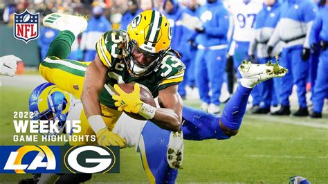 Los Angeles Rams vs. Green Bay Packers | 2022 Week 15 Game Highlights ...