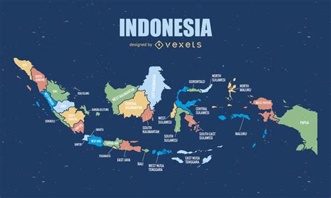 Indonesia Map Vector at GetDrawings | Free download