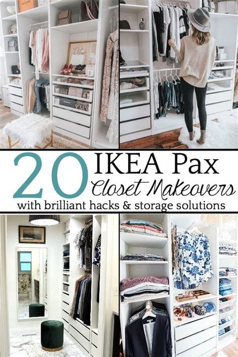 Small Wardrobe Ikea : Small Master Bedroom Closet Makeover Ikea Pax ...