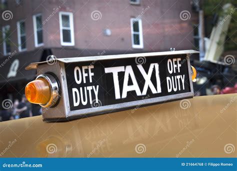 New York Taxi Sign Vintage Royalty Free Stock Photos - Image: 21664768