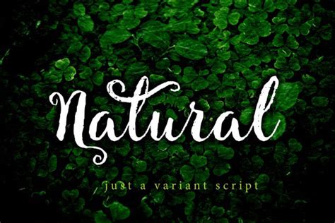 Natural Typeface – Weblord