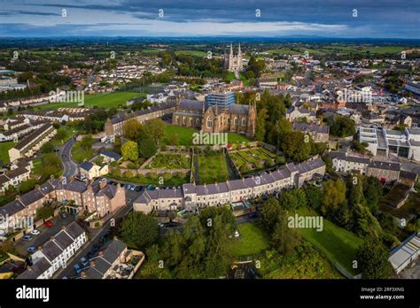 Aerial view of Armagh City, County Armagh, Northern Ireland Stock Photo - Alamy