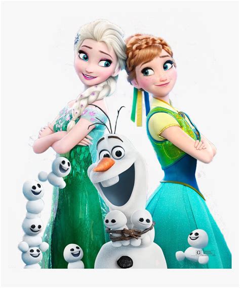 Anna Olaf Elsa Frozen 2 Png Hd - bmp-spatula