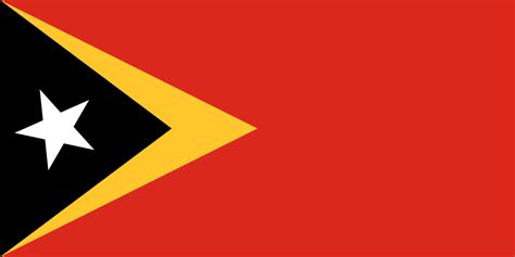 East Timor flag color codes