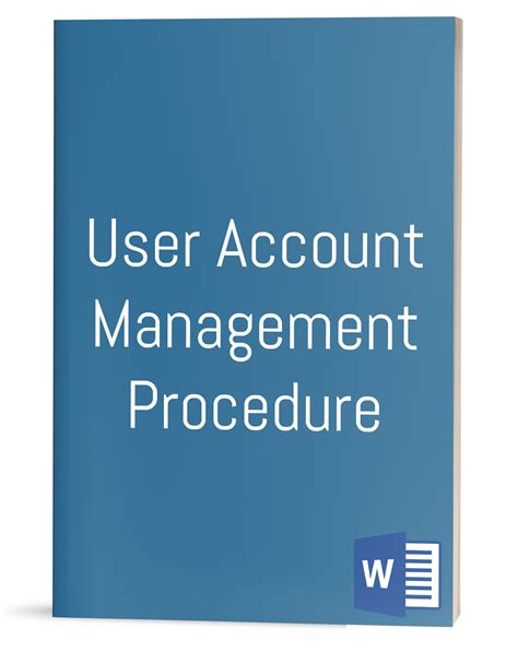 User Account Management Policy Template
