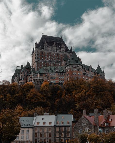 Le Chateau Frontenac. Built in 1893, it was one the first of Canada's ...