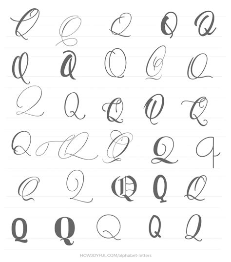 Impressive Tips About How To Write A Capital Q In Cursive - Unfuture38