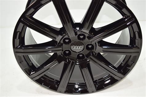 20″ AUDI Q7 FACTORY OEM ORIGINAL WHEELS BLACK 2015-2022 – Factory Wheel Republic