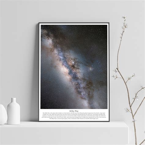 Space Poster Milky Way, High Quality Space Poster Print With ...