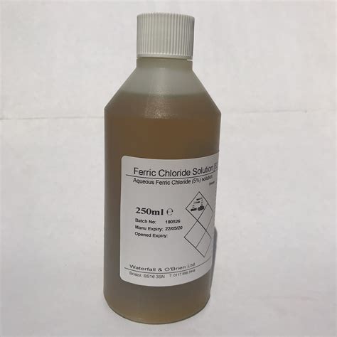 Ferric Chloride Solution (82) – EtchantsUK