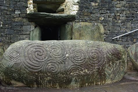 Entrance stone at Newgrange | Flickr - Photo Sharing!