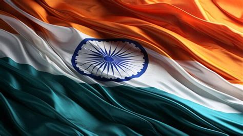 Premium Photo | India waving flag Closeup view