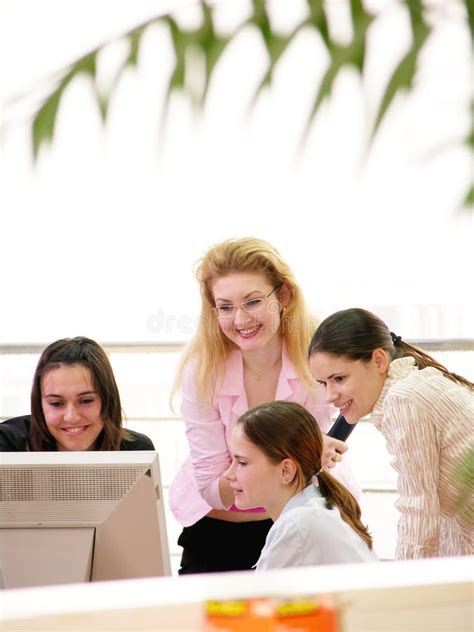 Business chat stock photo. Image of females, corporate, screen - 90128