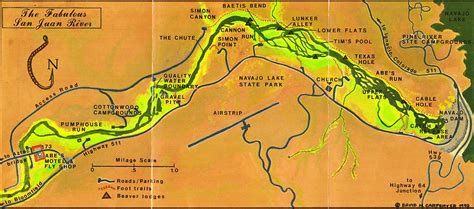 Map of the San Juan River - Quality Waters