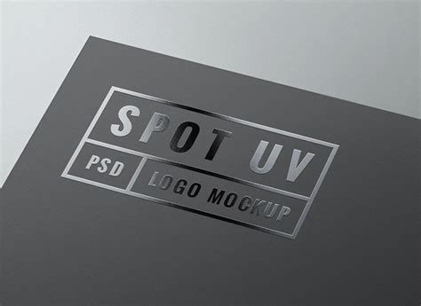 Free Spot UV Logo Mockup | Mockuptree