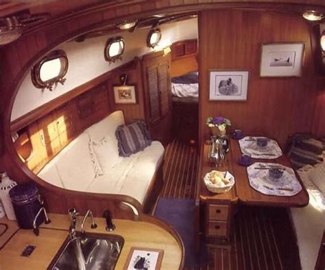 Beautiful And Comfortable Boat Interior Designs To Make Your Mouth Water - Bored Art