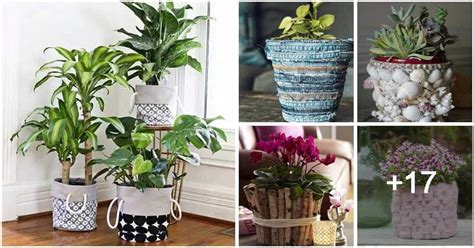 22 Fun And Easy DIY Houseplant Pot Cover Ideas