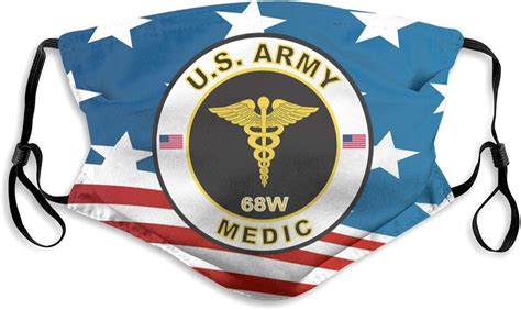 Amazon.com: U.S. Army Mos 68w Medic 2 Filters Anti-Dust Adjustable Nose Clip Reusable Scarf ...